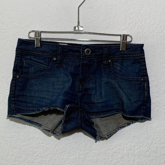 ❤️ Volcom Jeans High Voltage Cut Off Shorts - Picture 5 of 11